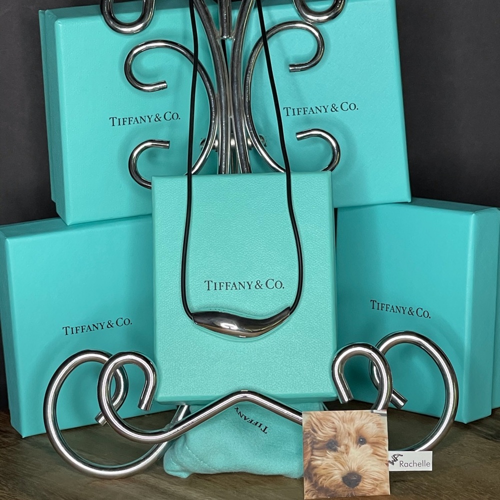 Tiffany & Co Frank Gehry Fish toggle necklace 925